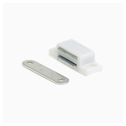 Защёлка магнитная Нора-М №4 (42мм) (белая)