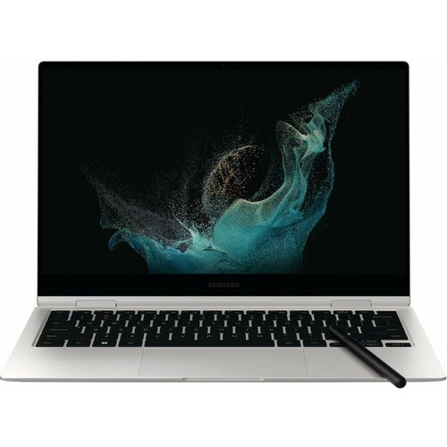 Ноутбук Samsung Galaxy Book2 Pro 360 930QED-KC1 Intel Core i7 1260P 21 GHz 133 1920x1080 16GB LPDDR5 512GB SSDXe Graphics Win 11 Home Silver 12665000₽