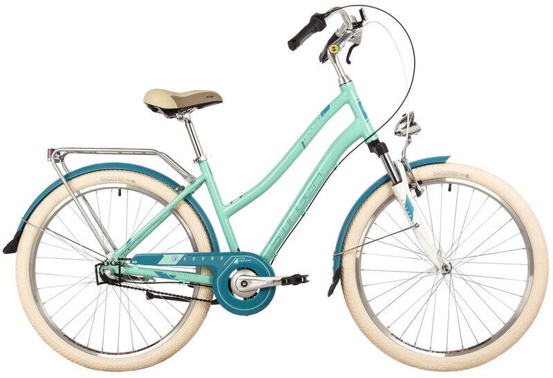 Женский велосипед Stinger Verona 26, год 2023, цвет Зеленый, ростовка 19