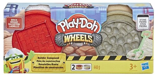 Масса для лепки Play-Doh Набор специальной массы Wheels (E4524/E4508) 2 цв.