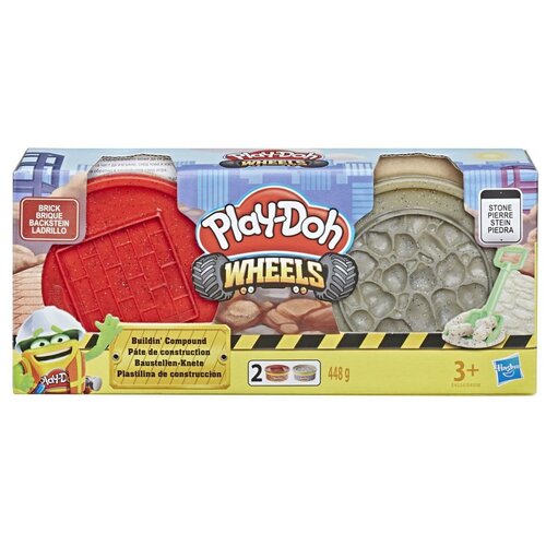 фото Hasbro пластилин hasbro play-doh wheels набор пластилина плей-до кирпич и камень