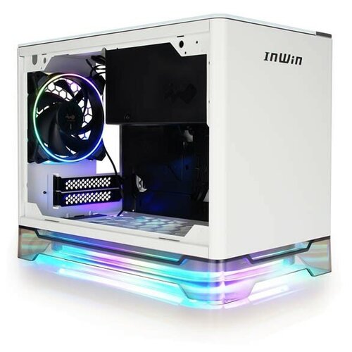 Компьютерный корпус IN WIN A1 Plus (CF08A) белый корпус inwin es725bk minitower atx 2 2 450 вт microatx miniitx цвет черный