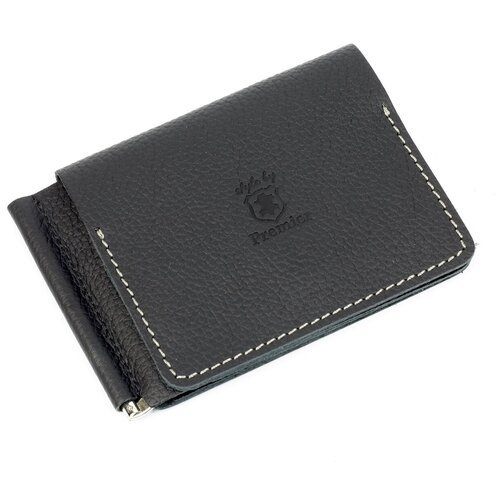 фото Зажим для денег premier+urb, cro-z-907-25, натуральная кожа, цвет черный