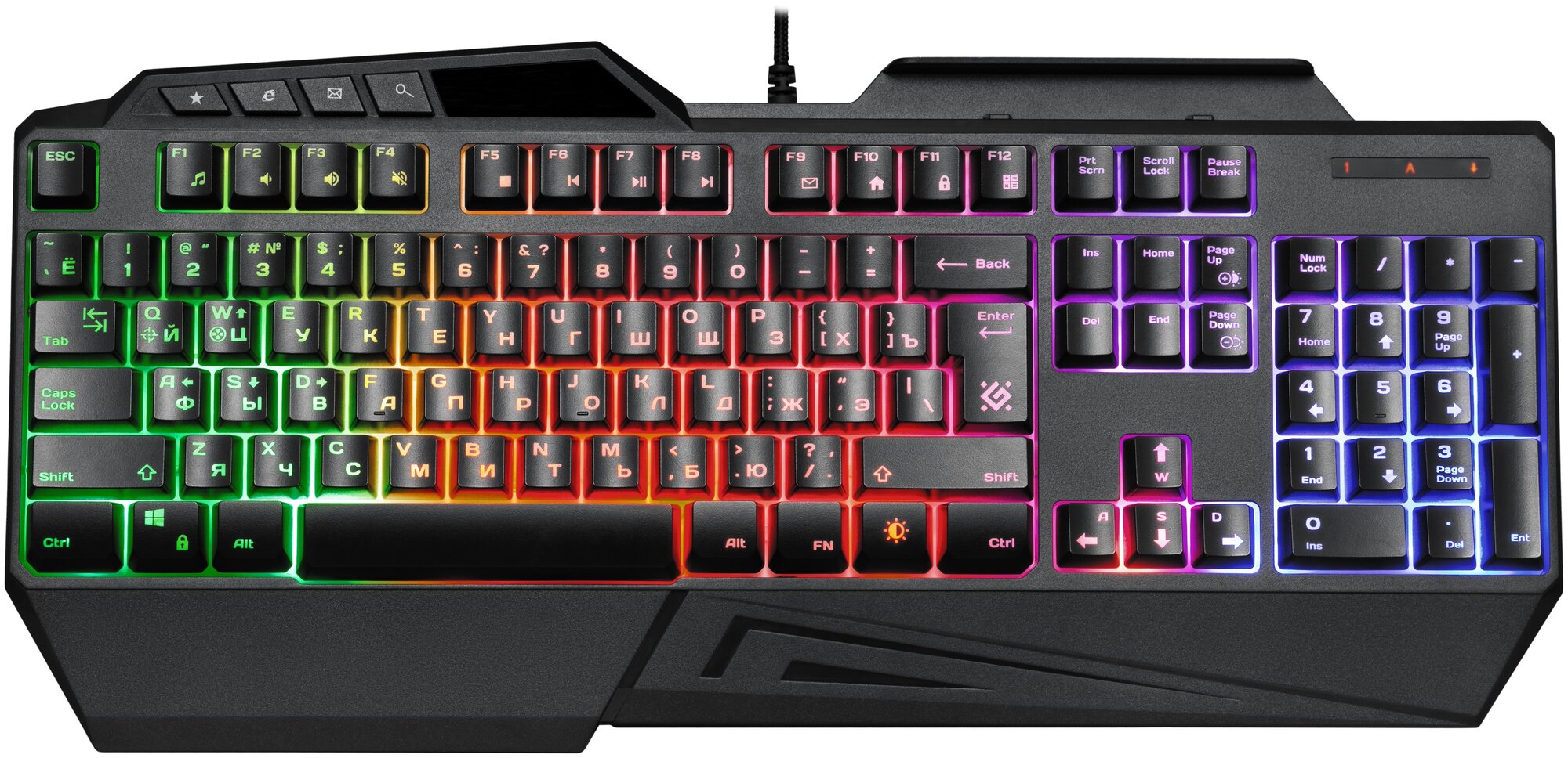 Игровая клавиатура Defender GK-310L Black