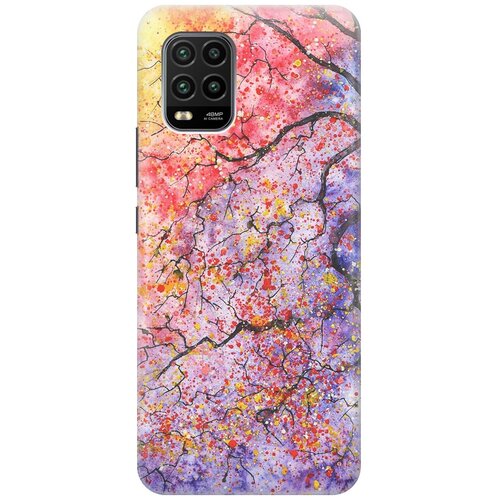 фото Re:pa чехол - накладка artcolor для xiaomi mi 10 lite с принтом "лето в ветках"