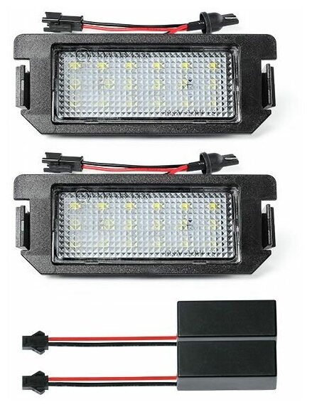 LED подсветка номера Genesis Coupe Kia Soul светодиодная 2шт OEM 925012L500