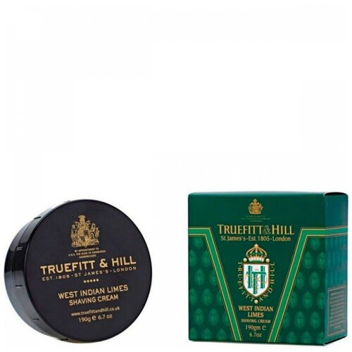 Крем для бритья West Indian Limes Truefitt & Hill, 190 мл