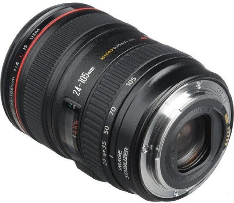 カメラ レンズ(ズーム) Объектив Canon EF 24-105mm f/4L IS USM, черный — купить в интернет 