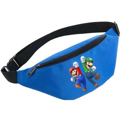 фото Сумка поясная noname, голубой