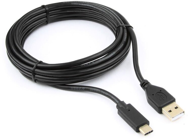 Кабель соединительный USB 2.0 - AM/USB Type-C Cablexpert CCP-USB2-AMCM-10, 3 м