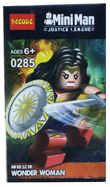 Минифигурка Jisi bricks (Decool) MiniMan 0285 Wonder Woman