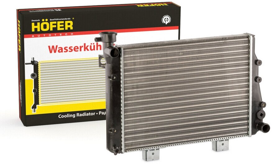 Радиатор охлаждения ВАЗ-2107,04,05 алюминиевый (HOFER)