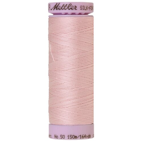 Нить для машинного квилтинга SILK-FINISH COTTON 50, 150 м 100% хлопок 0085 Parfait Pink ( 9105-0085 )