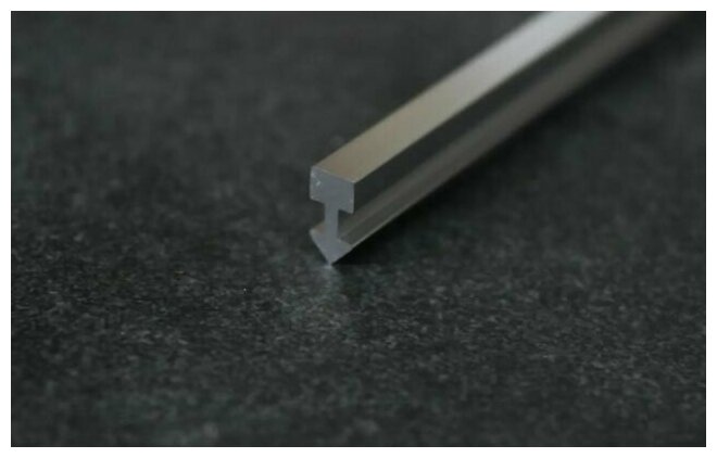 Алюминиевый стыковочный профиль разделительный 5 мм Премиум