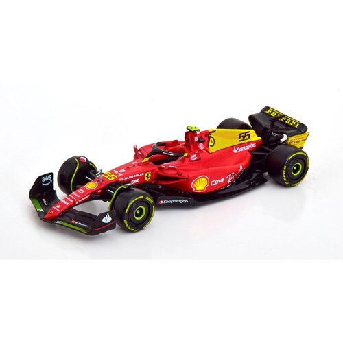 bburago 1 18 2021 f1 ferrari sf21 no 55 carlos sainz no 16 charles leclerc original authorized alloy car model collection toy Ferrari F1-75 carlos sainz jr. #55 / феррари Ф1-75 карлос сайнц (4-МЕСТО итальянский гранпри) ФОРМУЛА-1 2022