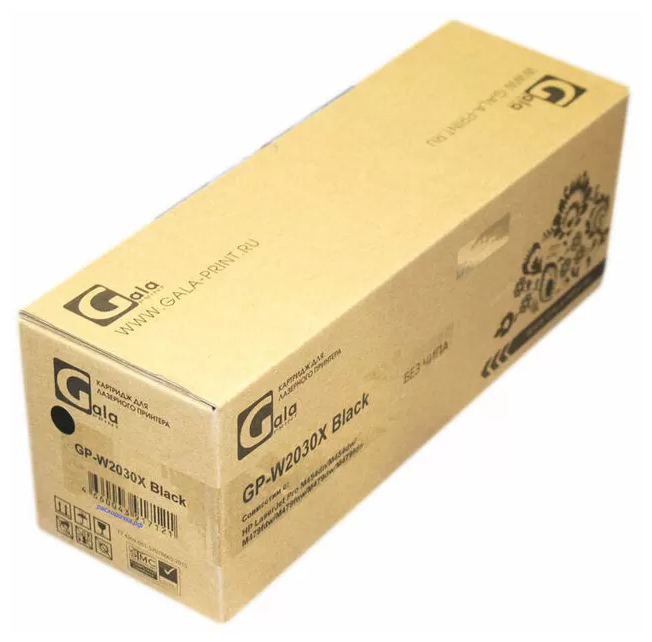 Картридж W2030X (415X) для HP Color LaserJet M479fdn, M454dw, M479dw, M479fdw GalaPrint без чипа черный