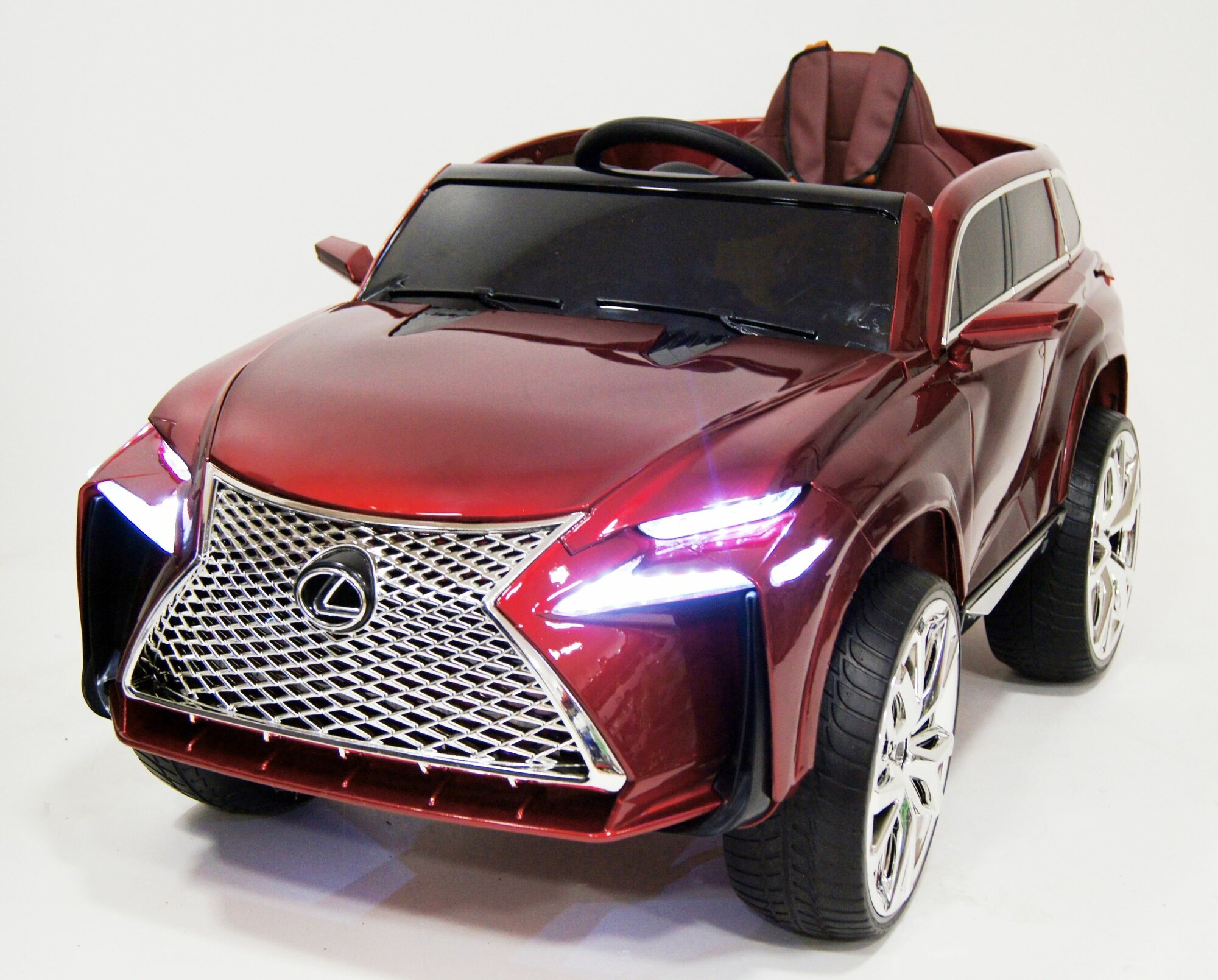 Электромобиль RiverToys LEXUS E111KX Вишневый глянец