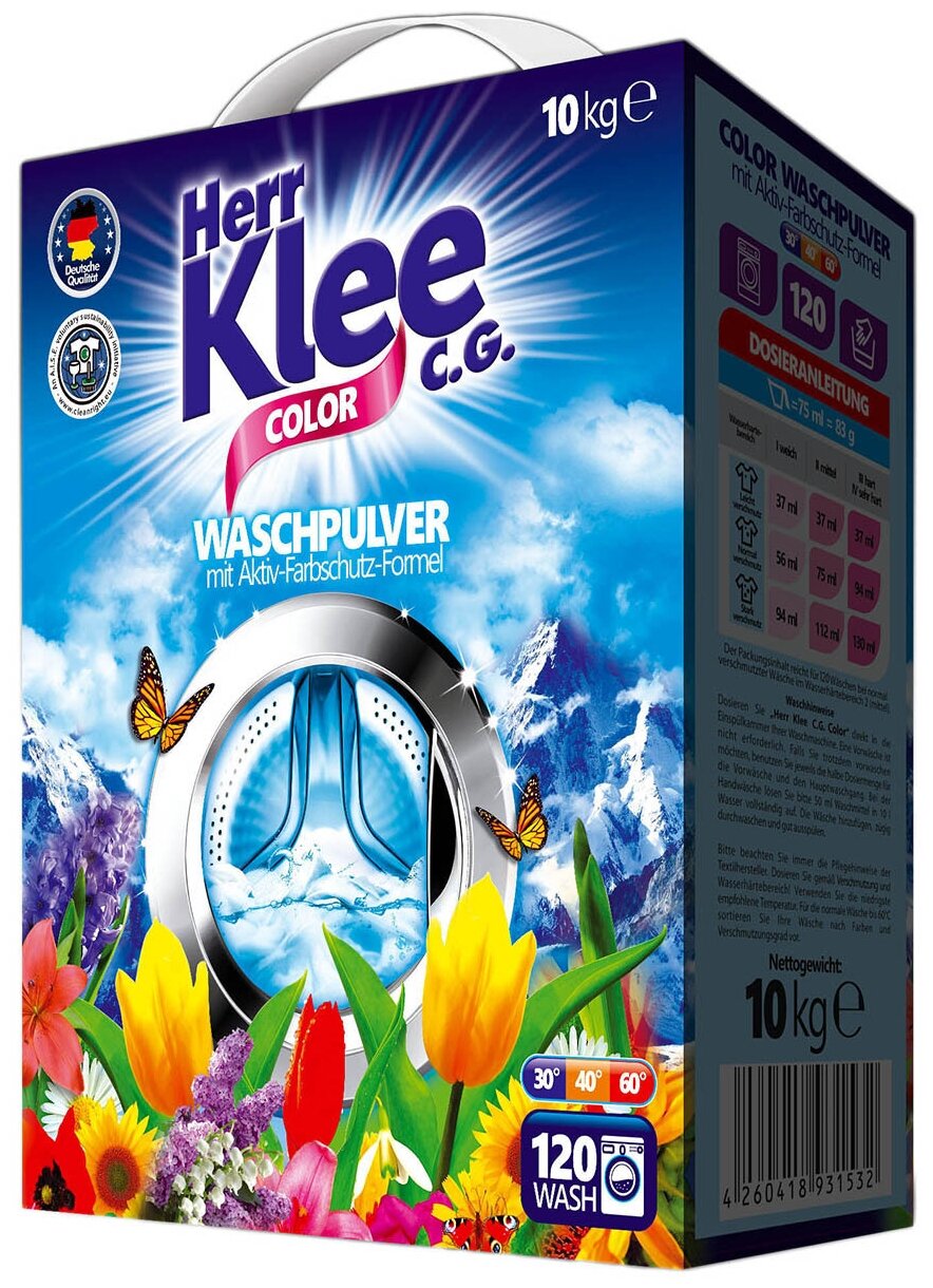 Стиральный порошок Herr Klee Color 10кг