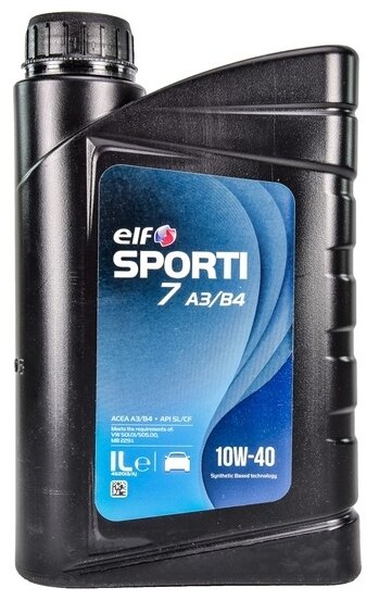 ELF Масло SPORTI 7 A3/B4 10W40 1л