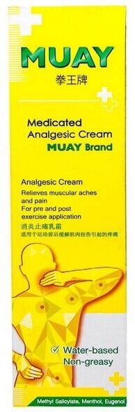 Namman Muay Analgesic Cream Разогревающая и обезболивающий бальзам "Муай Тай" 100 гр.