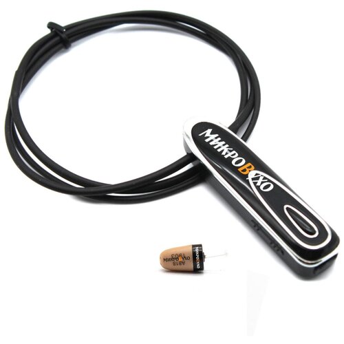 Капсульный микронаушник К5 4 мм и гарнитура Bluetooth Premier со встроенным микрофоном кнопкой ответа и перезвона 2637100₽