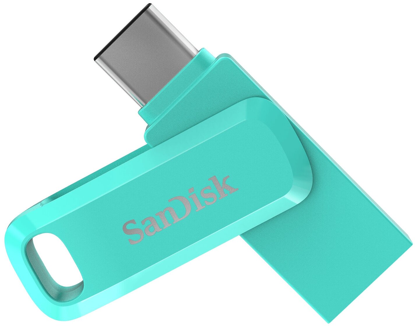Флешка 256Gb SanDisk Ultra Dual Drive Go USB 3.1 USB Type-C бирюзовый