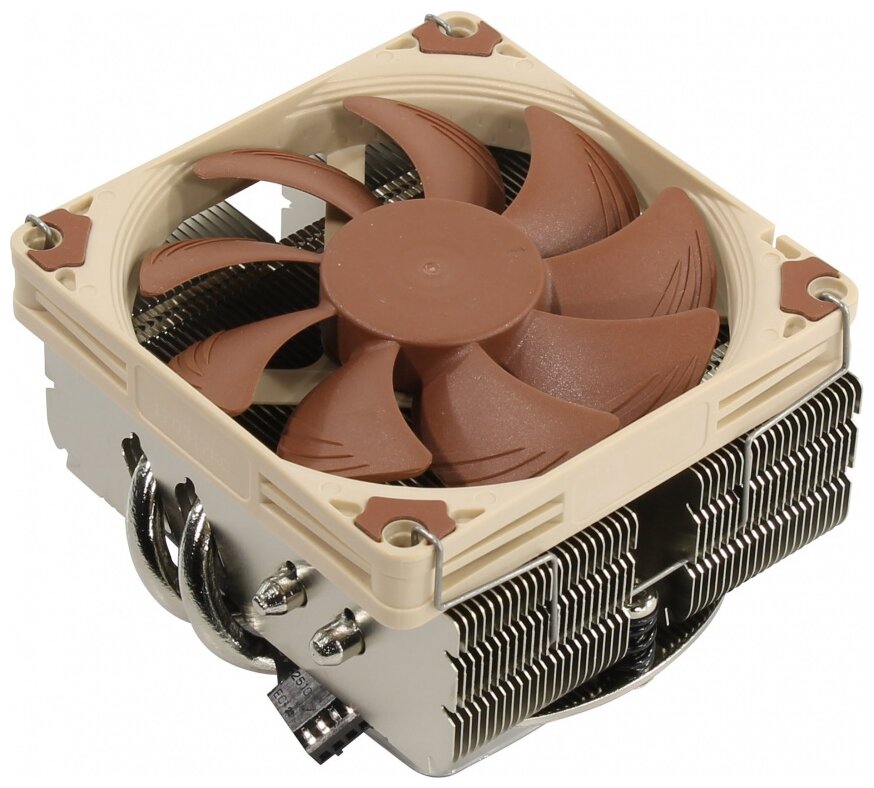 Кулер для процессора Noctua NH-L9x65 SE-AM4, серебристый/бежевый/коричневый