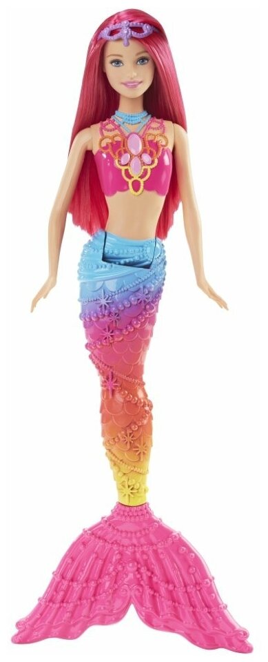 Кукла Barbie Радужная русалочка Rainbow Fashion, 29 см, DHM47