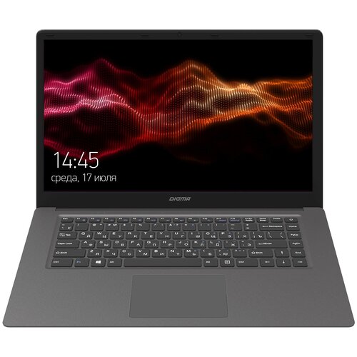 Ноутбук DIGMA EVE 15 C413 (Intel Celeron N3350/15.6"/1920х1080/4Gb/64Gb SSD/DVD нет/Intel HD Graphics 500/Windows 10 Home) ES5059EW серый