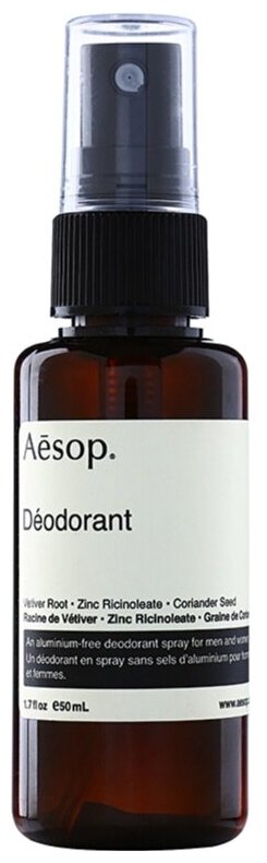 Aesop Дезодорант Déodorant, спрей, 50 мл