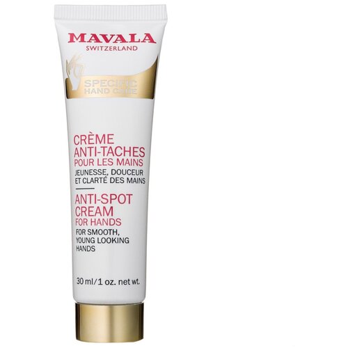 Купить Mavala Крем для рук против пигментных пятен Anti-blemish Cream For Hands, 30 мл