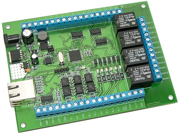 Многофункциональный сетевой контроллер (интернет реле) / Laurent-2