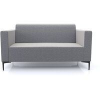 Мини диван Soft Element Пит Textile Grey, рогожка, стиль скандинавский лофт, в кафе, салон красоты