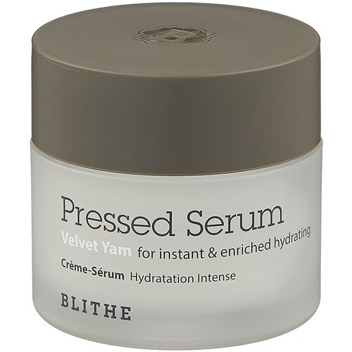 BLITHE Pressed Serum Velvet Yam Спрессованная сыворотка-крем увлажняющая для лица, 20 мл