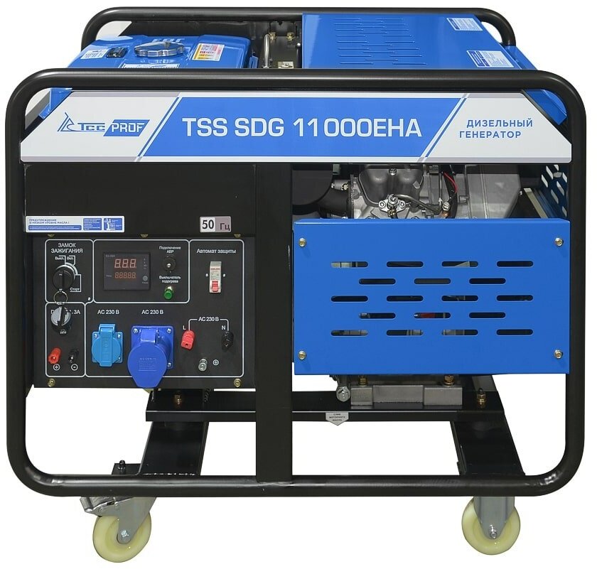 Дизельный генератор TSS SDG 11000EHA - фотография № 2