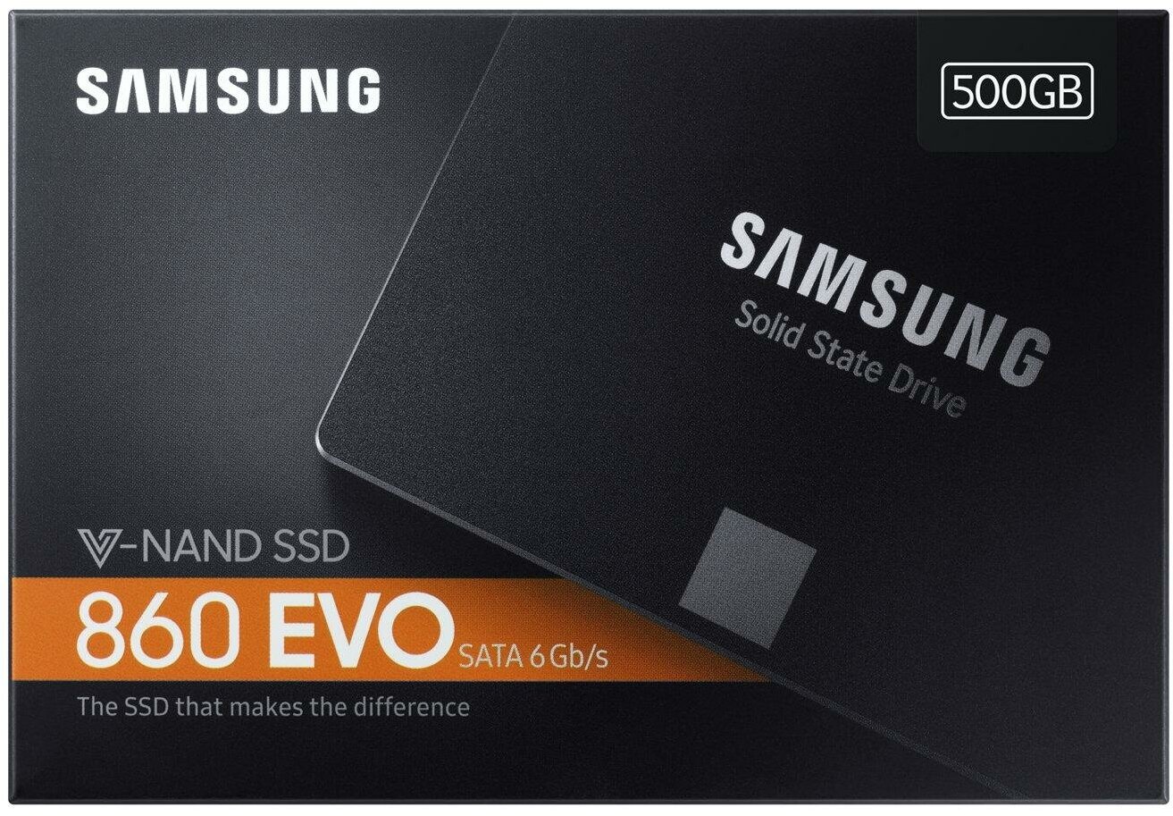 Твердотельный накопитель Samsung 860 EVO 500 ГБ SATA MZ-76E500BW - фото №10