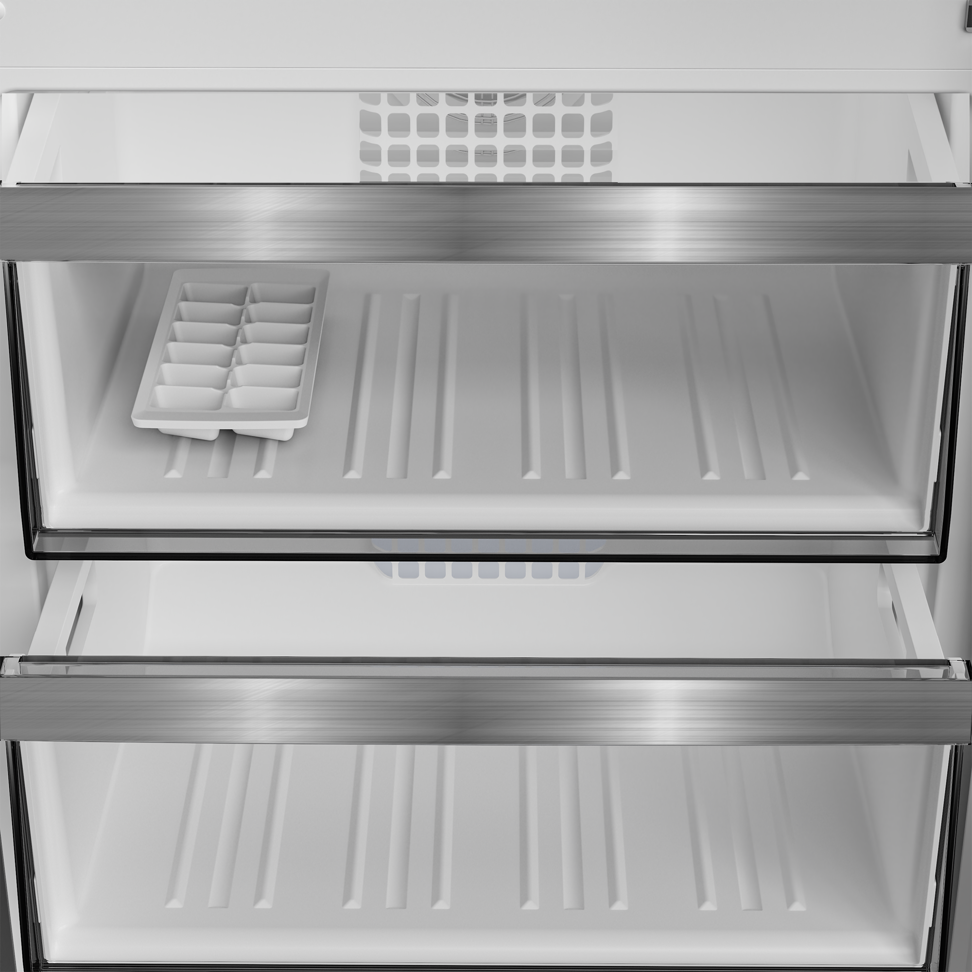 Холодильник с нижней морозильной камерой Grundig GKPN66830FXD - фотография № 8