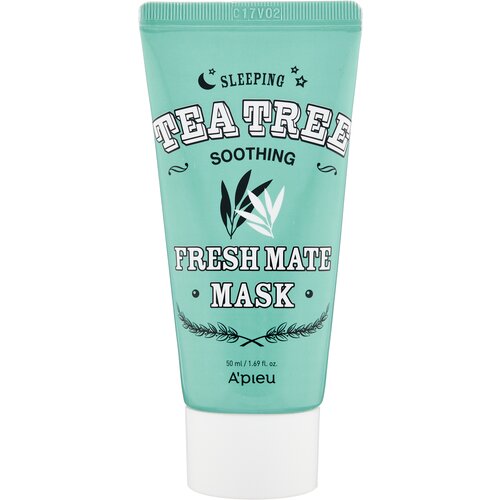 Ночная маска для лица `A`PIEU` FRESH MATE MASK успокаивающая с маслом чайного дерева 50 мл