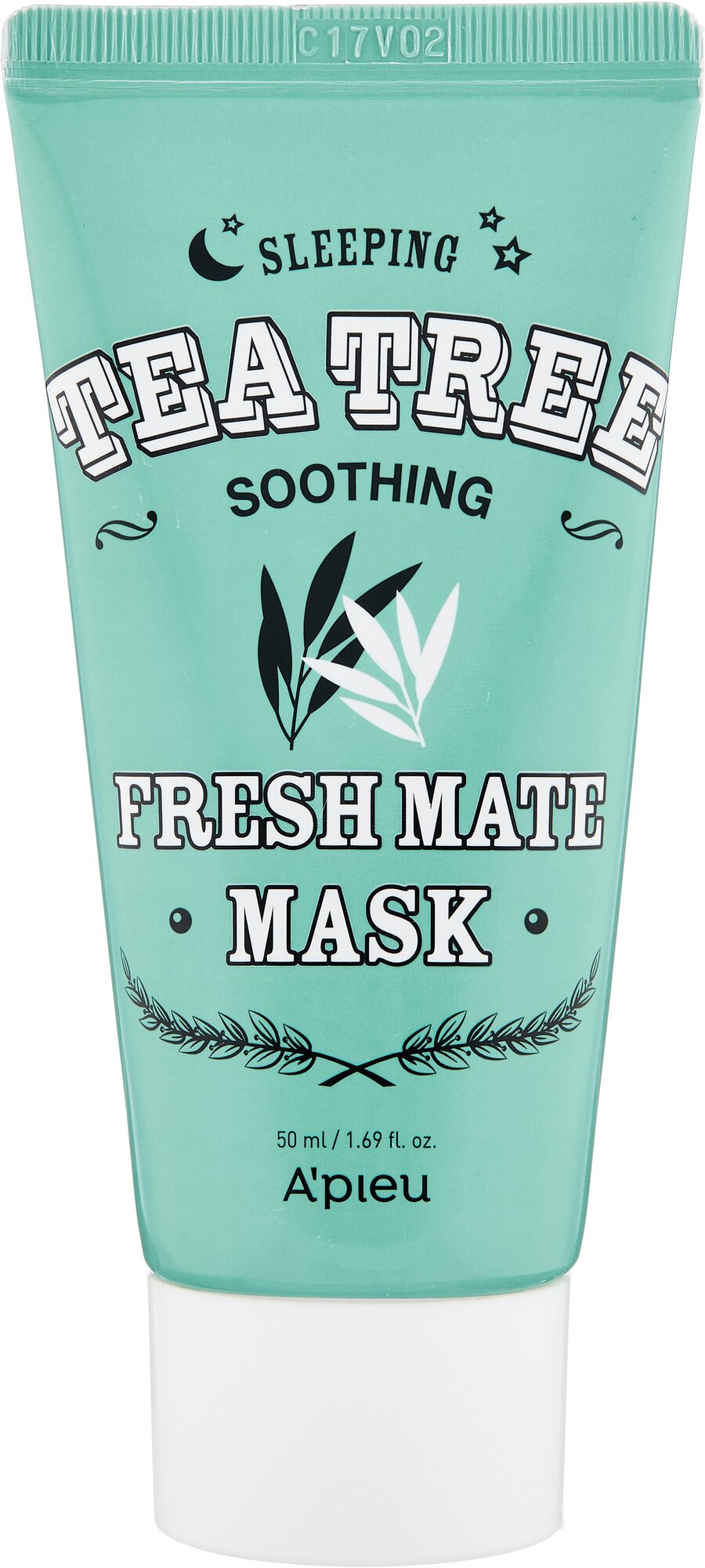 A'PIEU Ночная успокаивающая и противовоспалительная маска с маслом чайного дерева Fresh Mate Tea Tree Mask Calming