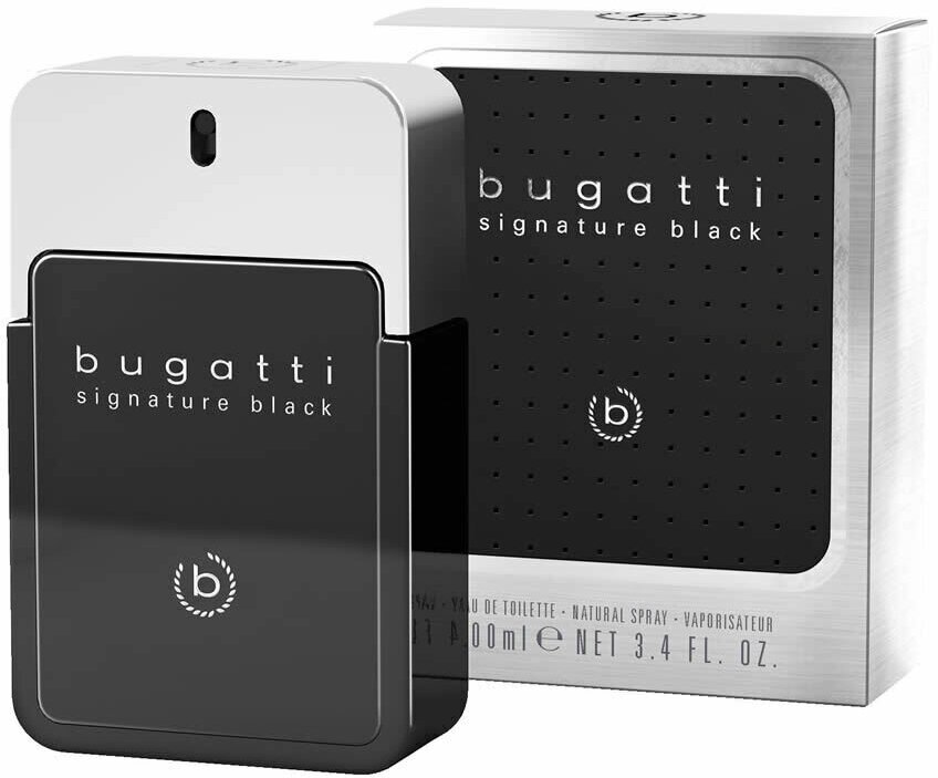 Bugatti Signature Black туалетная вода 100 мл для мужчин