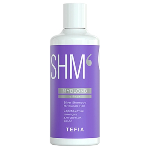 Tefia шампунь SHM Myblond Silver Серебристый для светлых волос, 300 мл tefia шампунь shm myblond silver серебристый для светлых волос 300 мл