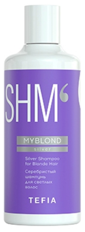 Tefia шампунь SHM Myblond Silver Серебристый для светлых волос, 300 мл