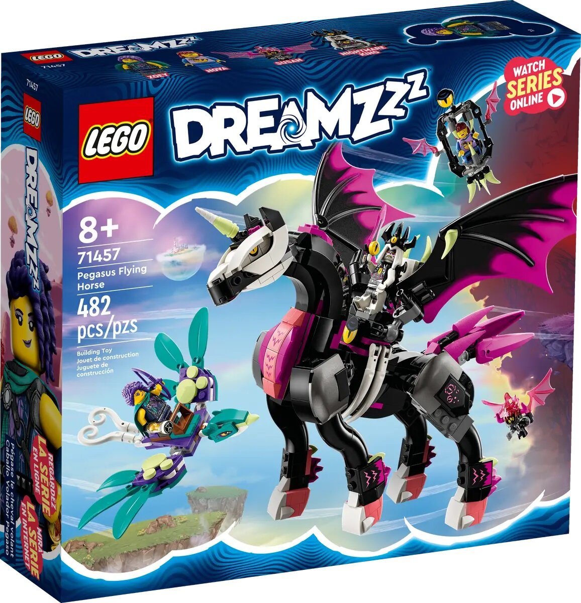 Конструктор LEGO DREAMZzz 71457 Pegasus Flying Horse, 482 дет.