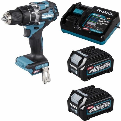 Дрель-шуруповерт аккумуляторная 65Нм XGT 40В акк 2х2Ач зу Makita HP002GA201 5153000₽