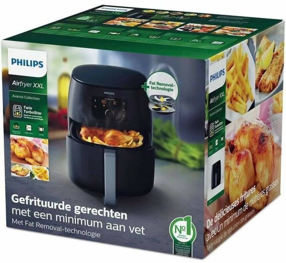 Аэрогриль Philips HD9650/90 Airfryer XXL черный — в интернет-магазине по низкой цене на Яндекс Маркете