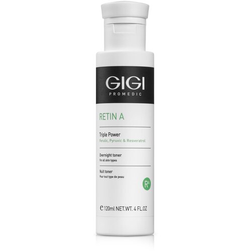 GIGI PROMEDIC RETIN A: Лосьон-концентрат ночной мультикислотный для всех типов кожи лица (Triple Power Overnight Lotion), 120 мл