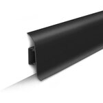 Плинтус напольный Ideal Классик 007 Черный, 1шт (длина 2,2м) - изображение