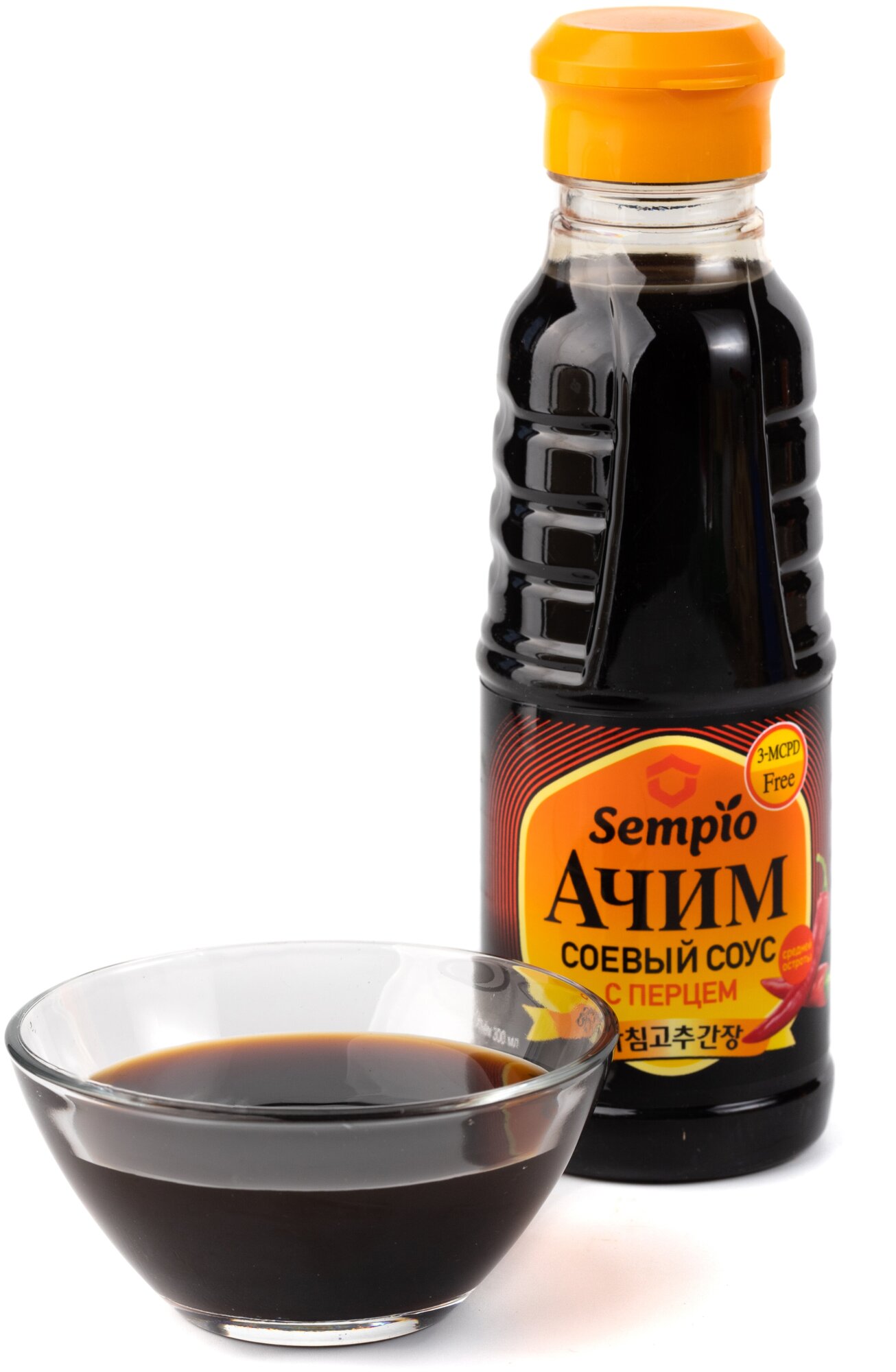 фото Соус Ачим соевый с перцем 0,3л