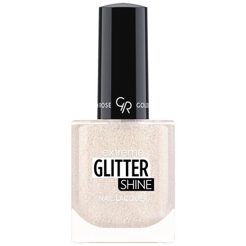 Golden Rose Лак для ногтей Extreme Glitter Shine Nail Lacquer, 10 мл, 201