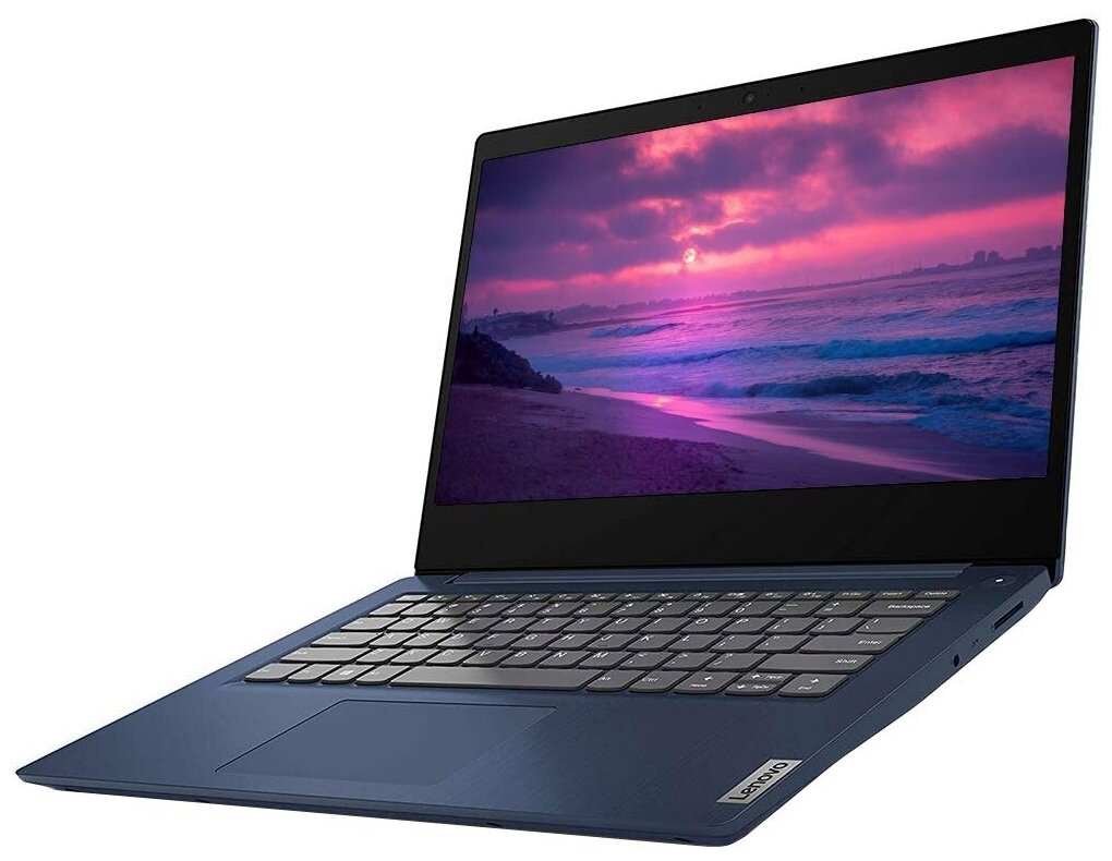 Ноутбук Lenovo Ideapad 3 14Ada05 14 TN Amd Ryzen 5 3500/21Ghz/Ram 8Gb/Ssd 512Gb/Integrated/Windows Home 11/Abyss Blue (81W000Vkru)